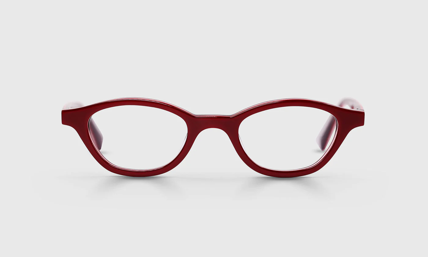 Pickwick Color 01 - Triple-Layered Red Front and Temples