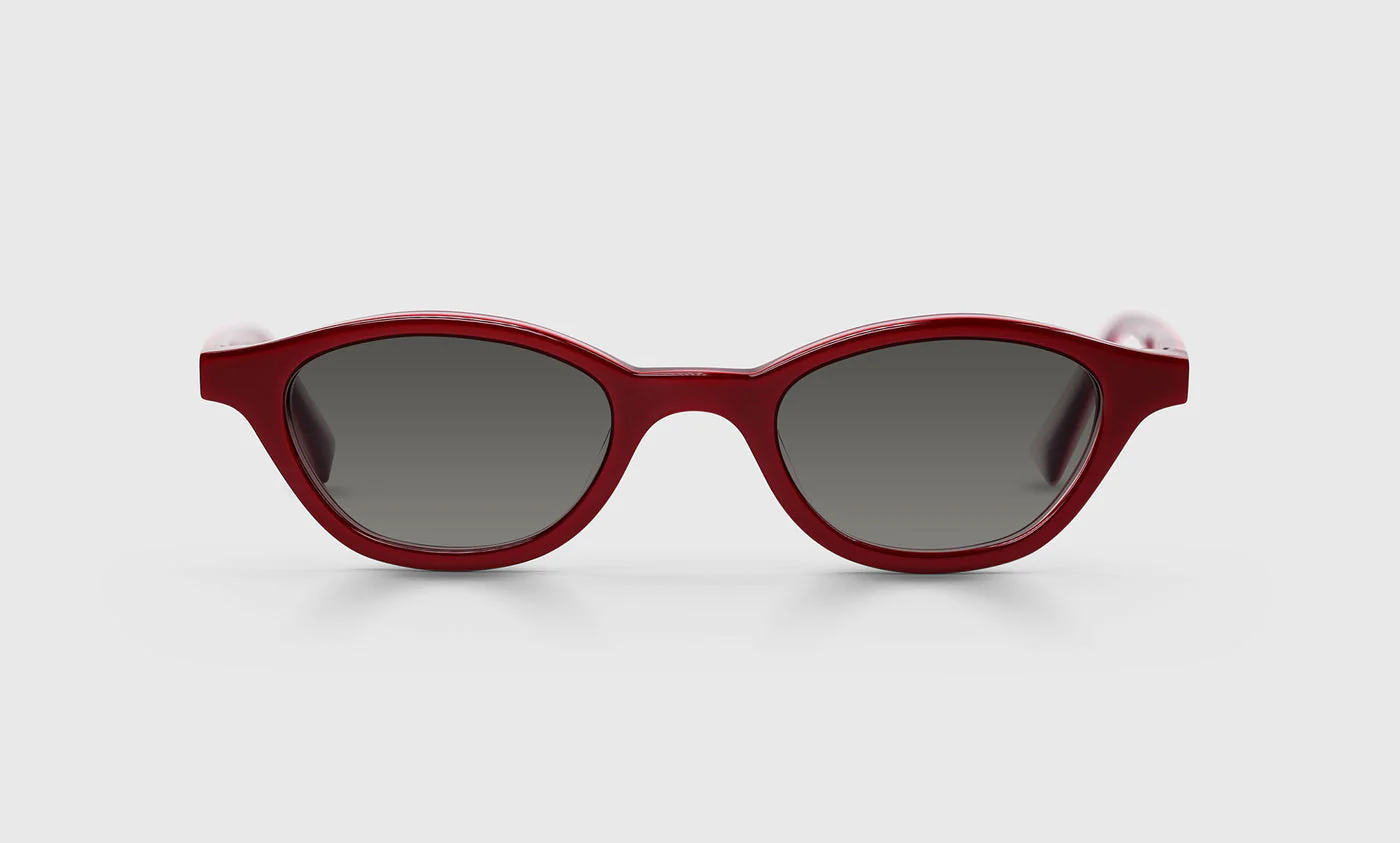 Pickwick Color 01 - Triple-Layered Red Front and Temples