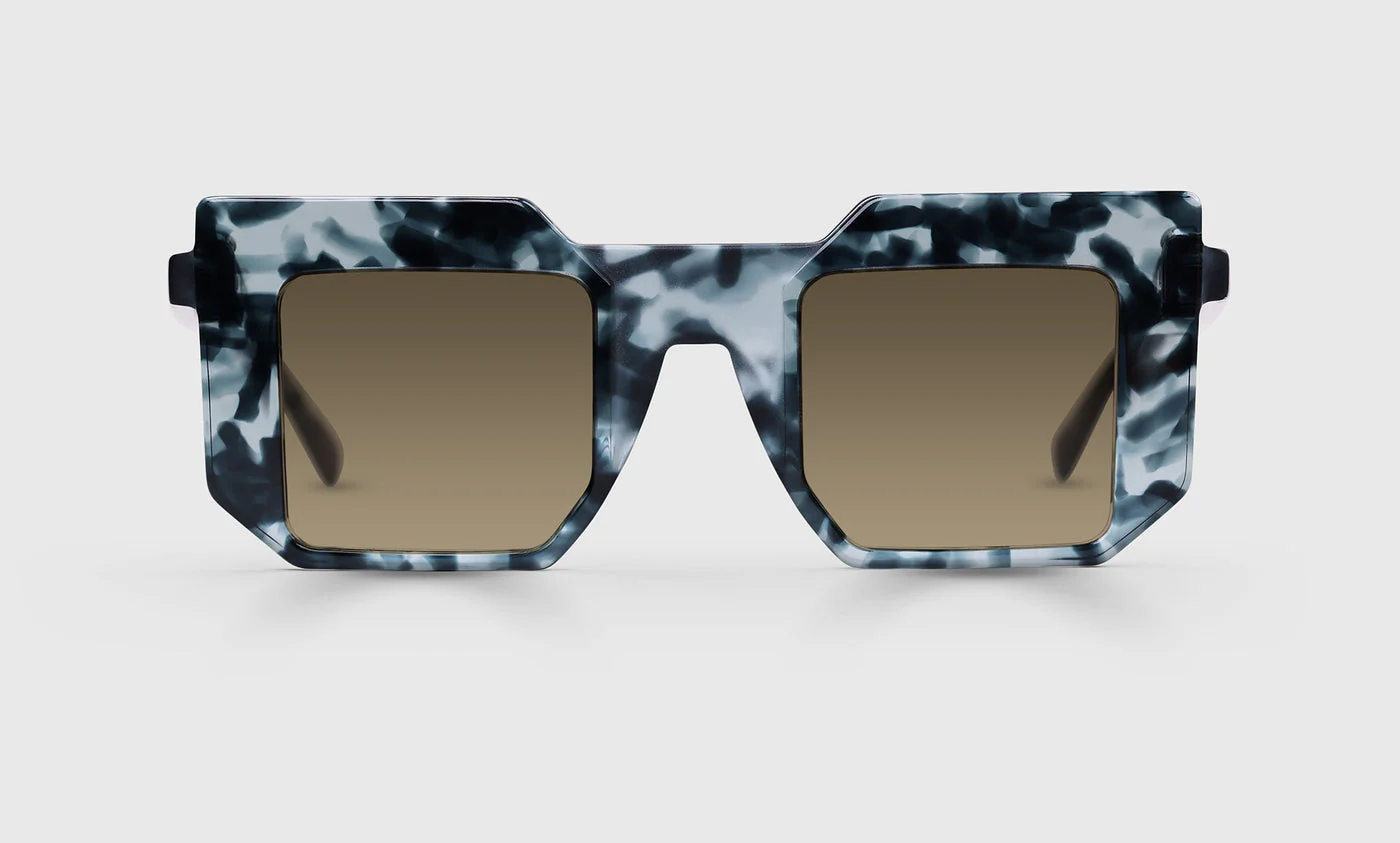 NewYew Color 10 - Matte and Gloss Grey Tortoise Front and Temples