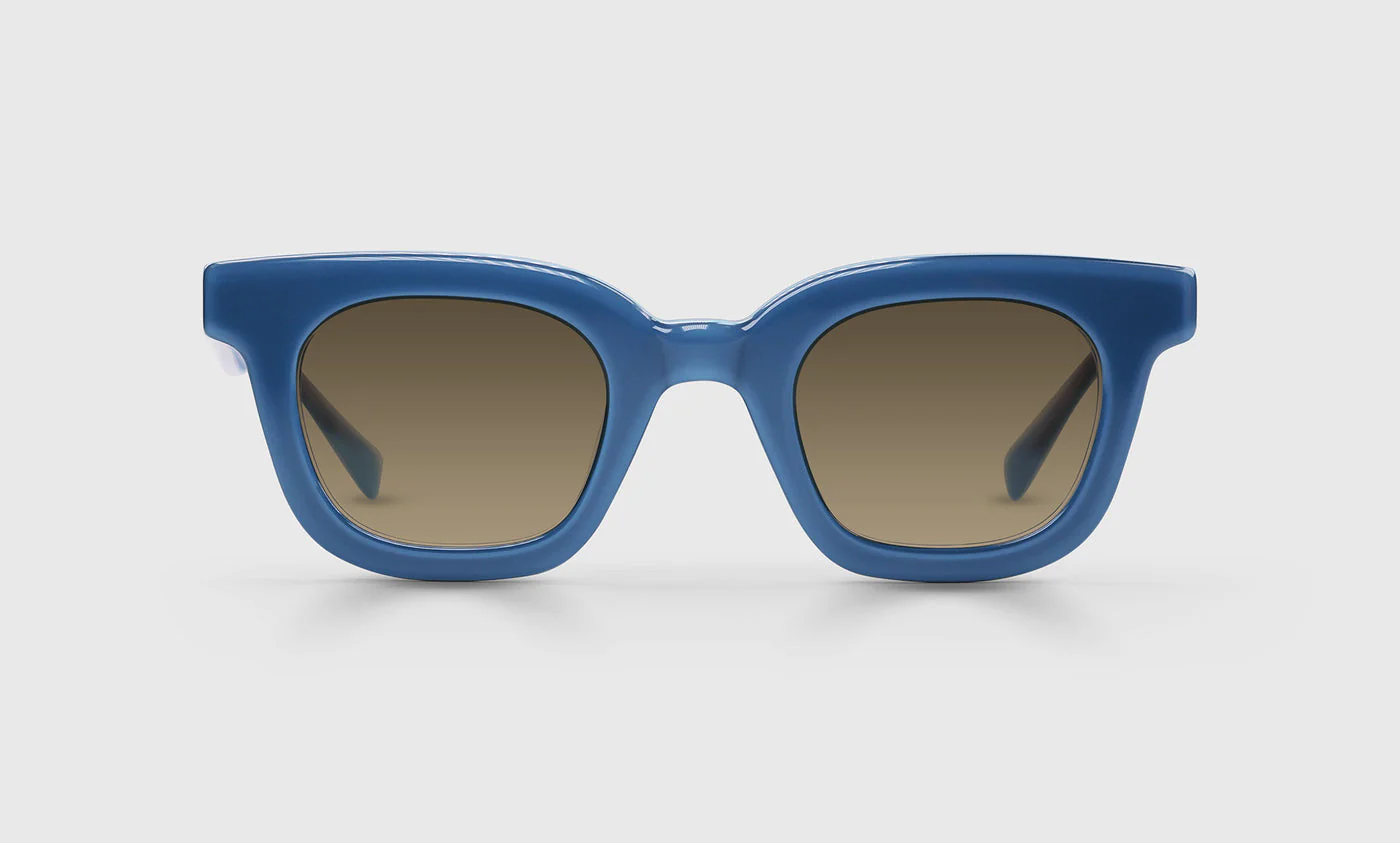 Signal Fire Color 11 - Triple-Layered Blue Front and Temples
