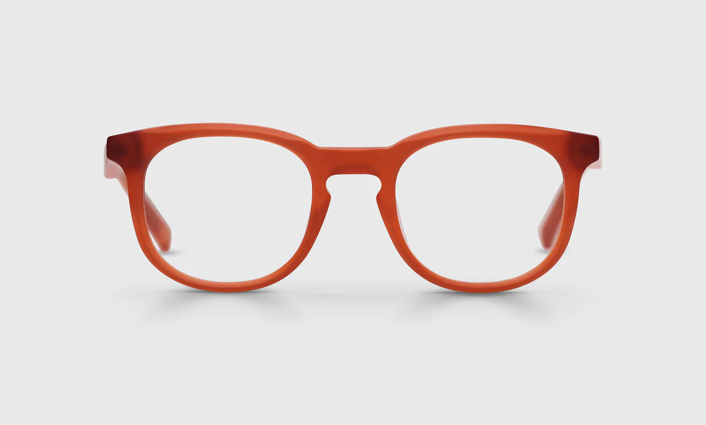 Fresh Eyes Color 76 - Matte Sunset Orange Front and Temples