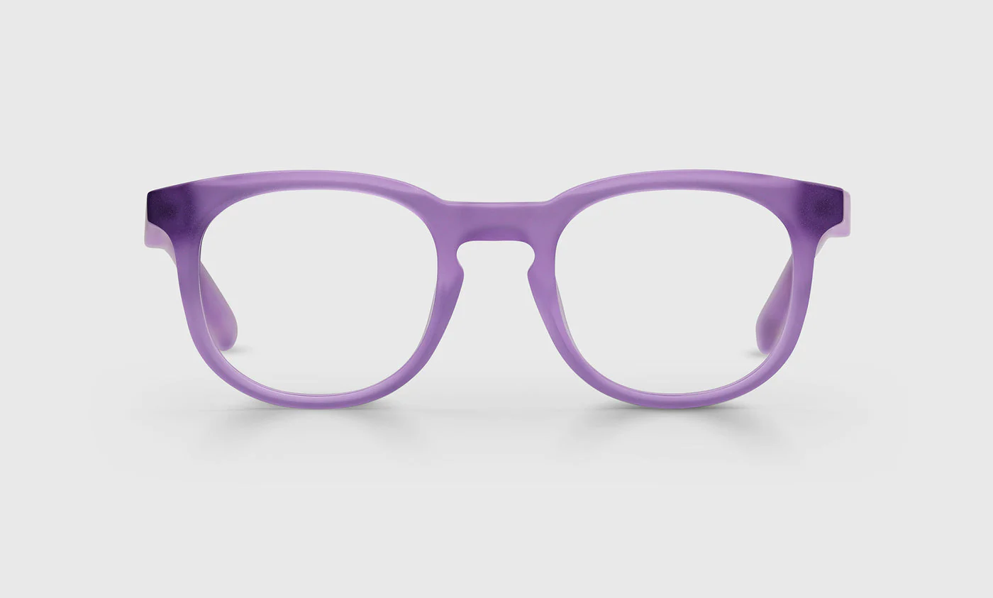 Fresh Eyes Color 15 - Matte Purple Orchid Front and Temples