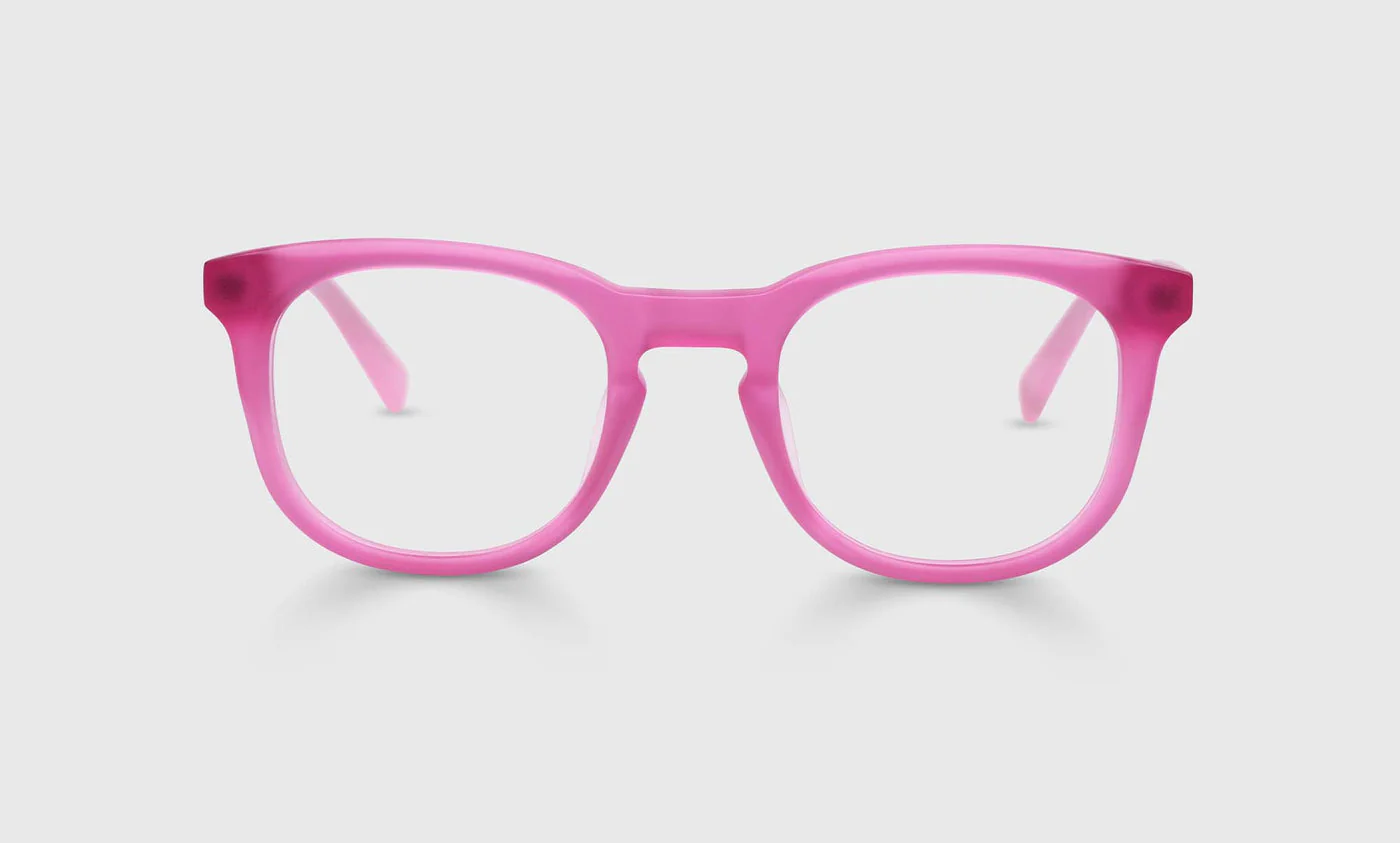 Fresh Eyes Color 45 - Matte Peony Pink Front and Temples