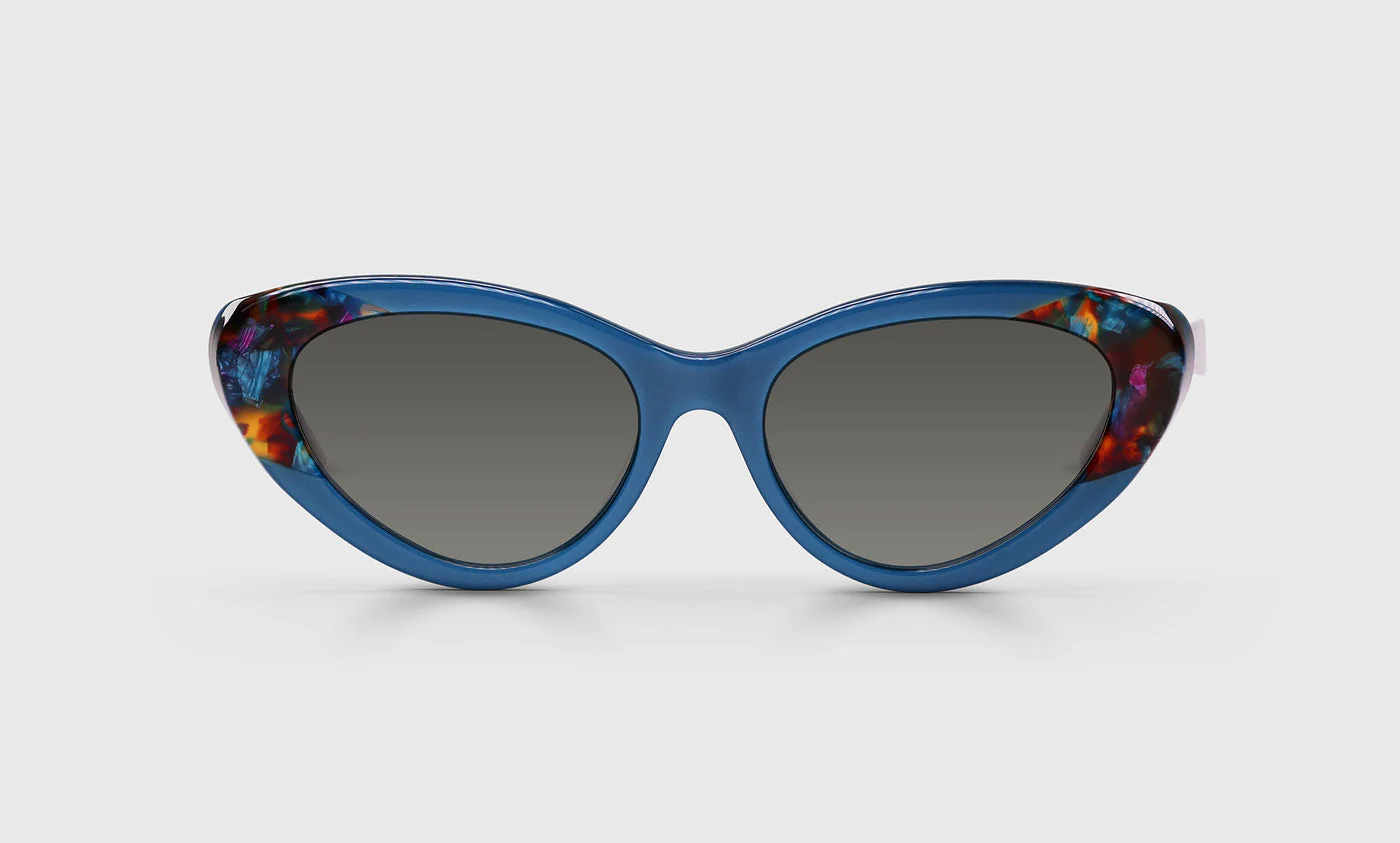Claw Struck Color 10 - Teal Front and Snakeskin Temples - Image 2
