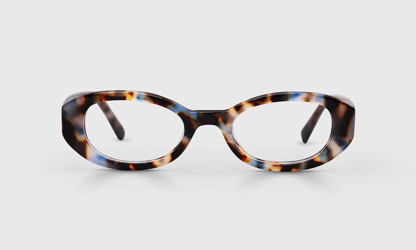 Mrs. Peckerhead Color 19 - Earth Tone Tortoise Front and Temples
