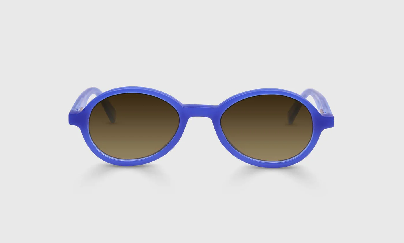 Good Eye Color 10 - Matte Deep Ocean Blue Front and Temples