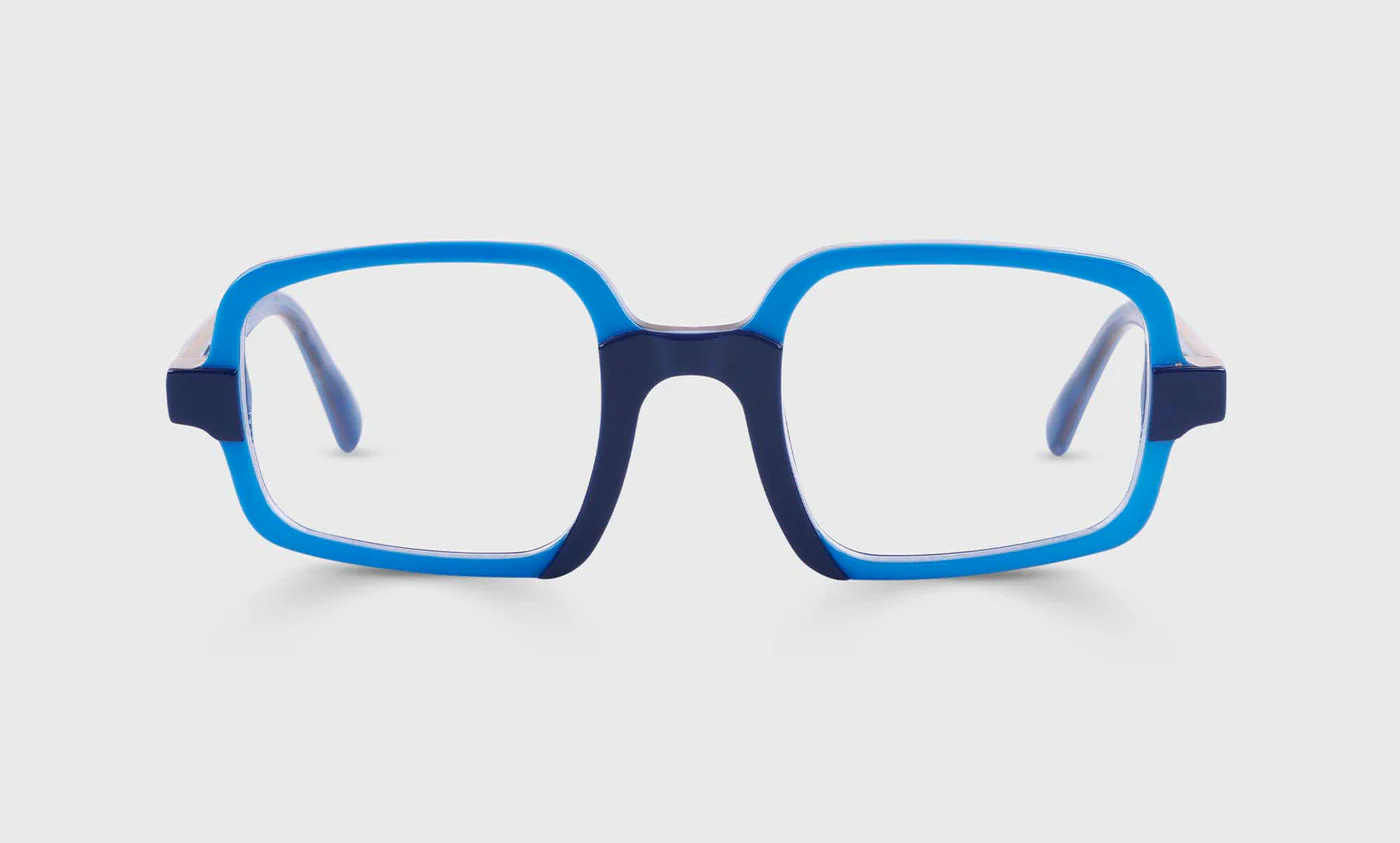 Look-See Color 10 - Cornflower Blue Front and Temples with a Navy Bridge