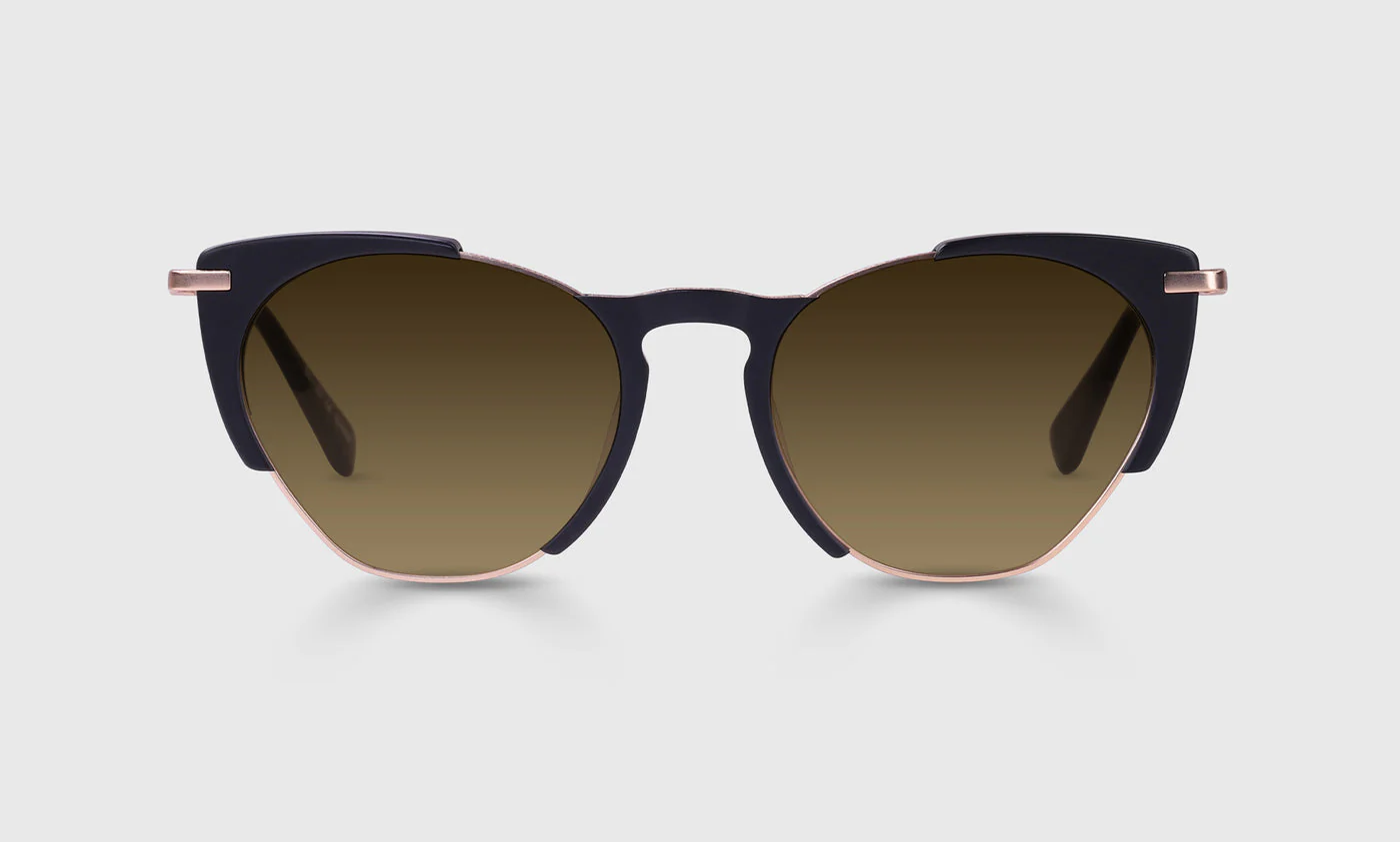 Mingled Color 00 - Gold and Matte Black Front and Temples