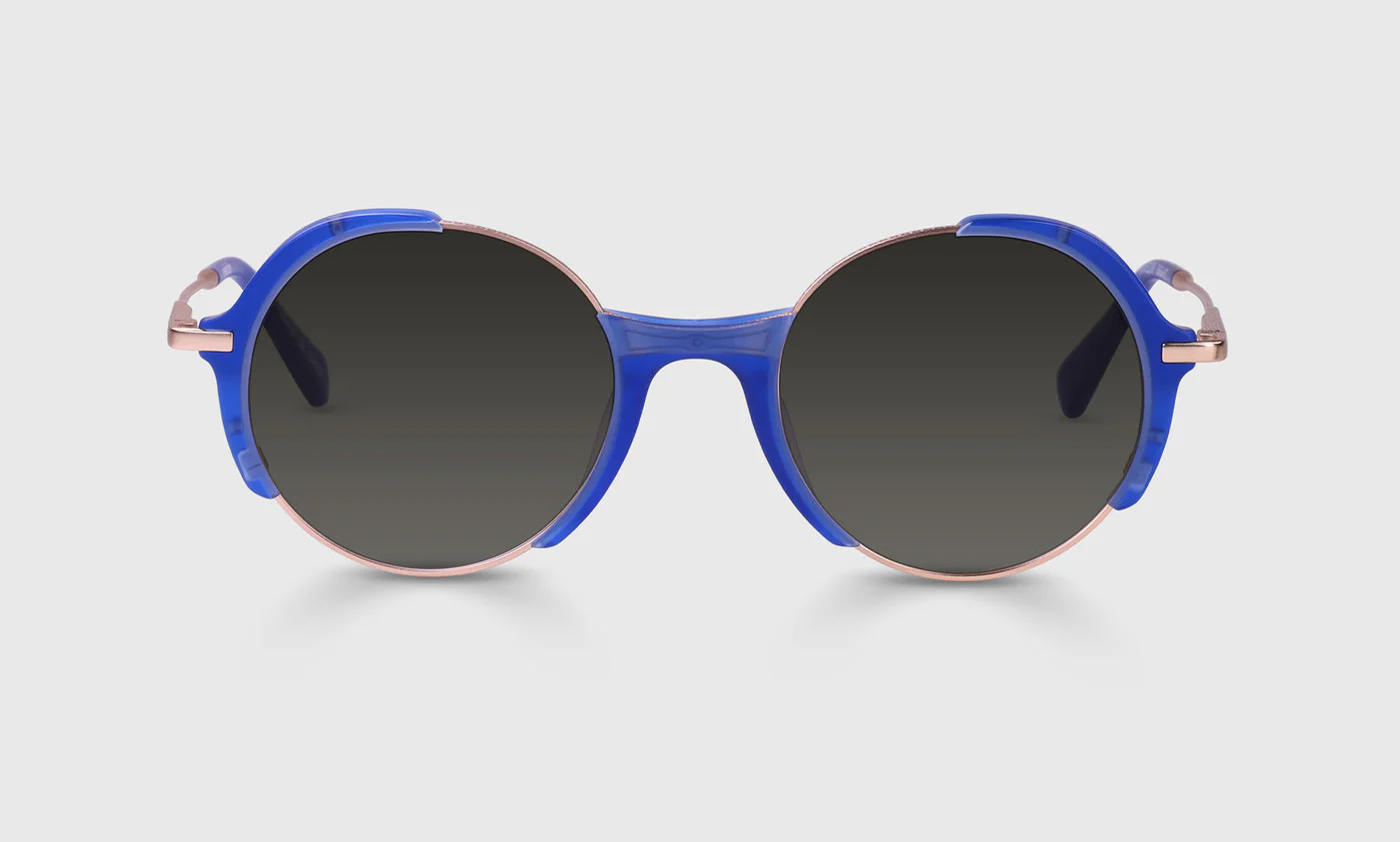 Mixed Up Color 10 - Gold and Matte Royal Blue Front and Temples - Image 2
