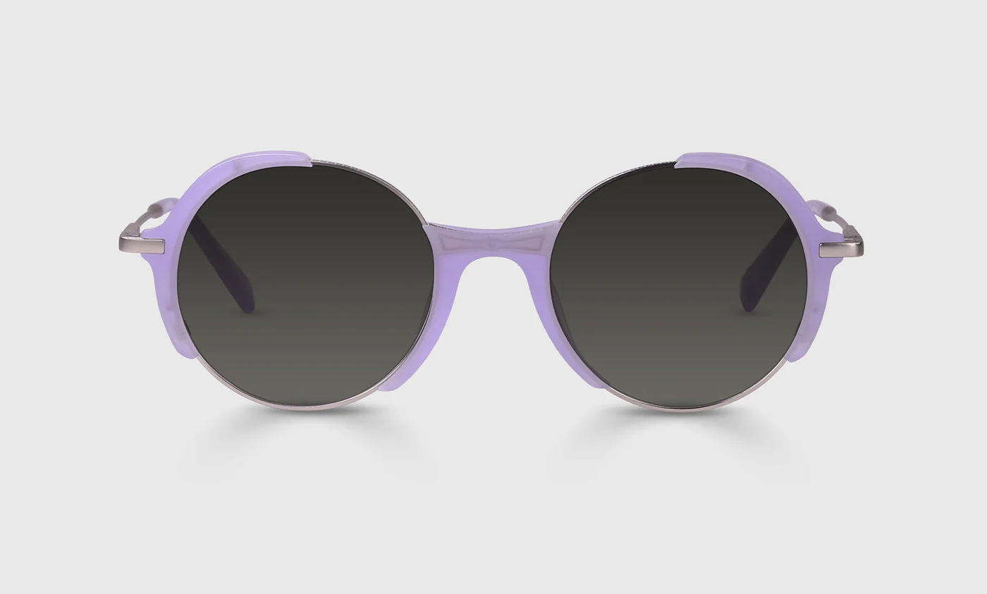 Mixed Up Color 15 - Silver Matte Lilac Front and Temples - Image 2