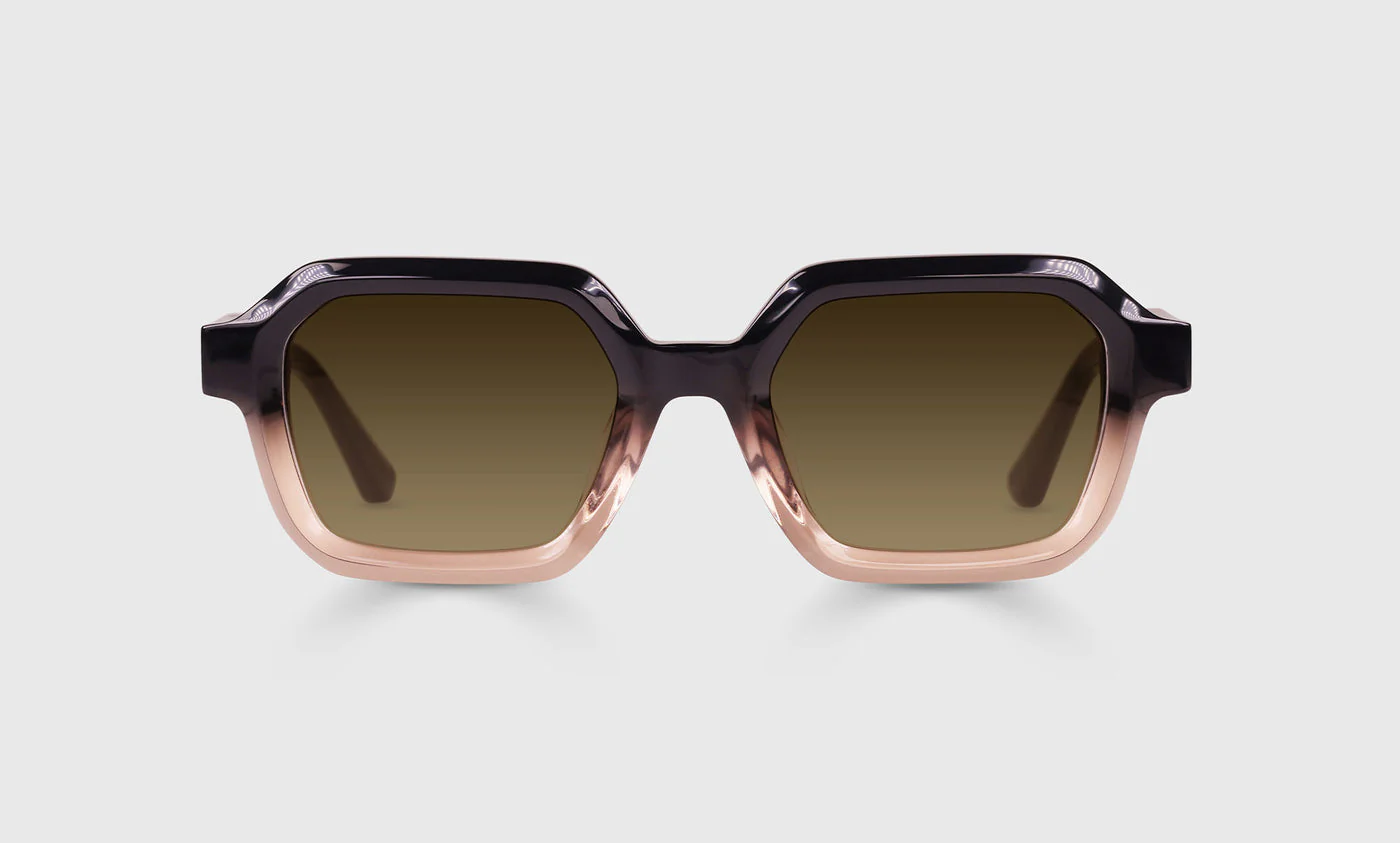 Eye-Con Color 05 - Black to Antique Crystal Fade Front and Temples