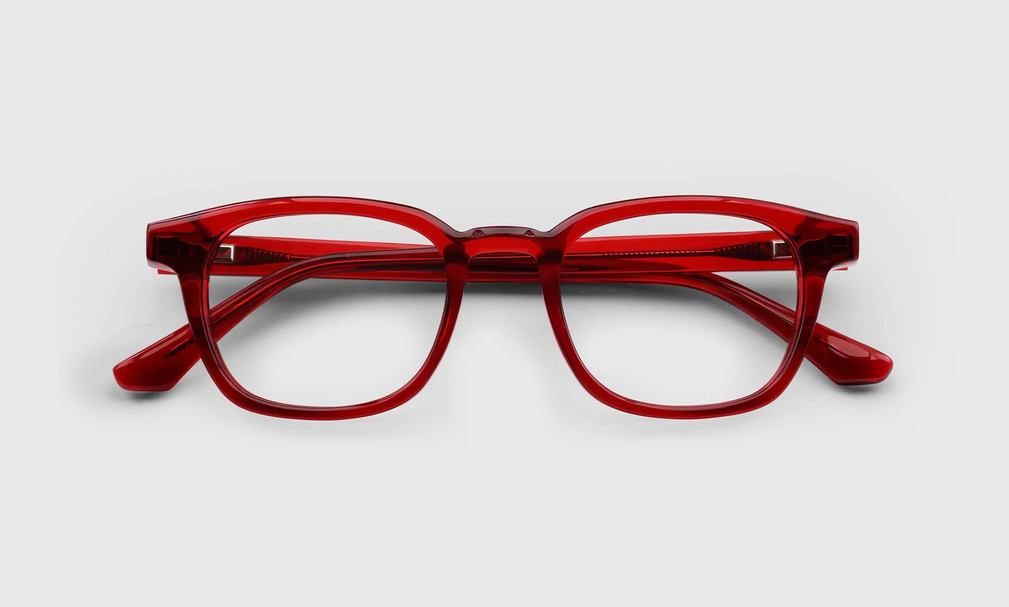 Shareholder Color 01 - Cherry Red Crystal Front and Temples - Image 2