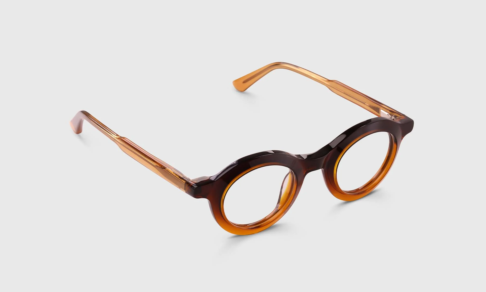 Ubermensch Color 05 - Brown to Amber Fade Crystal Front and Temples - Image 3