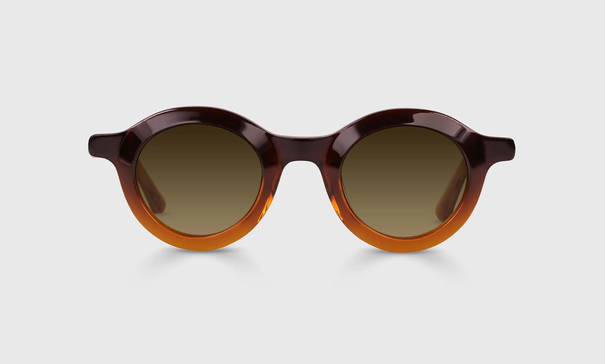 Ubermensch Color 05 - Brown to Amber Fade Crystal Front and Temples