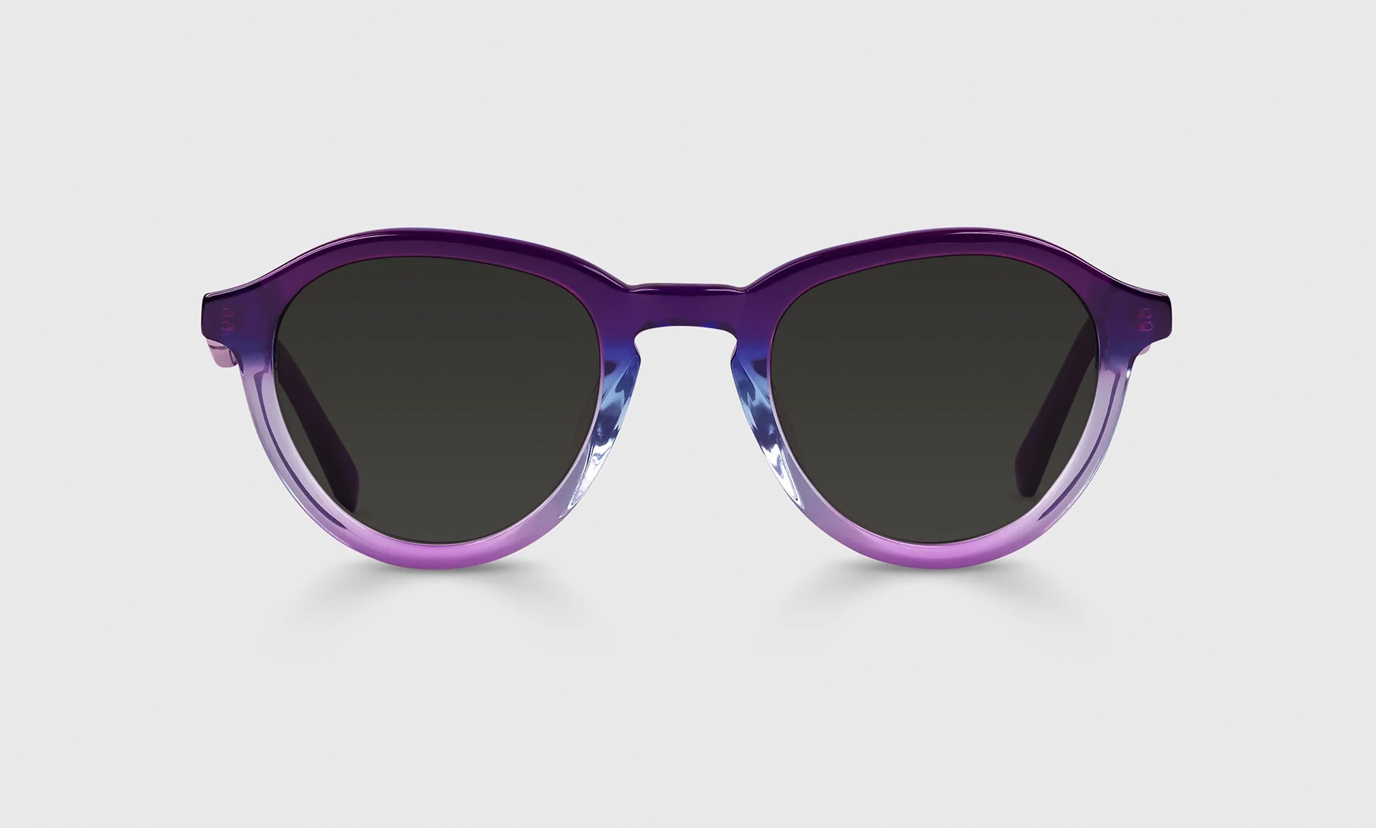 Public Eye Color 15 - Blue and Violet Prismatic Front and Temples