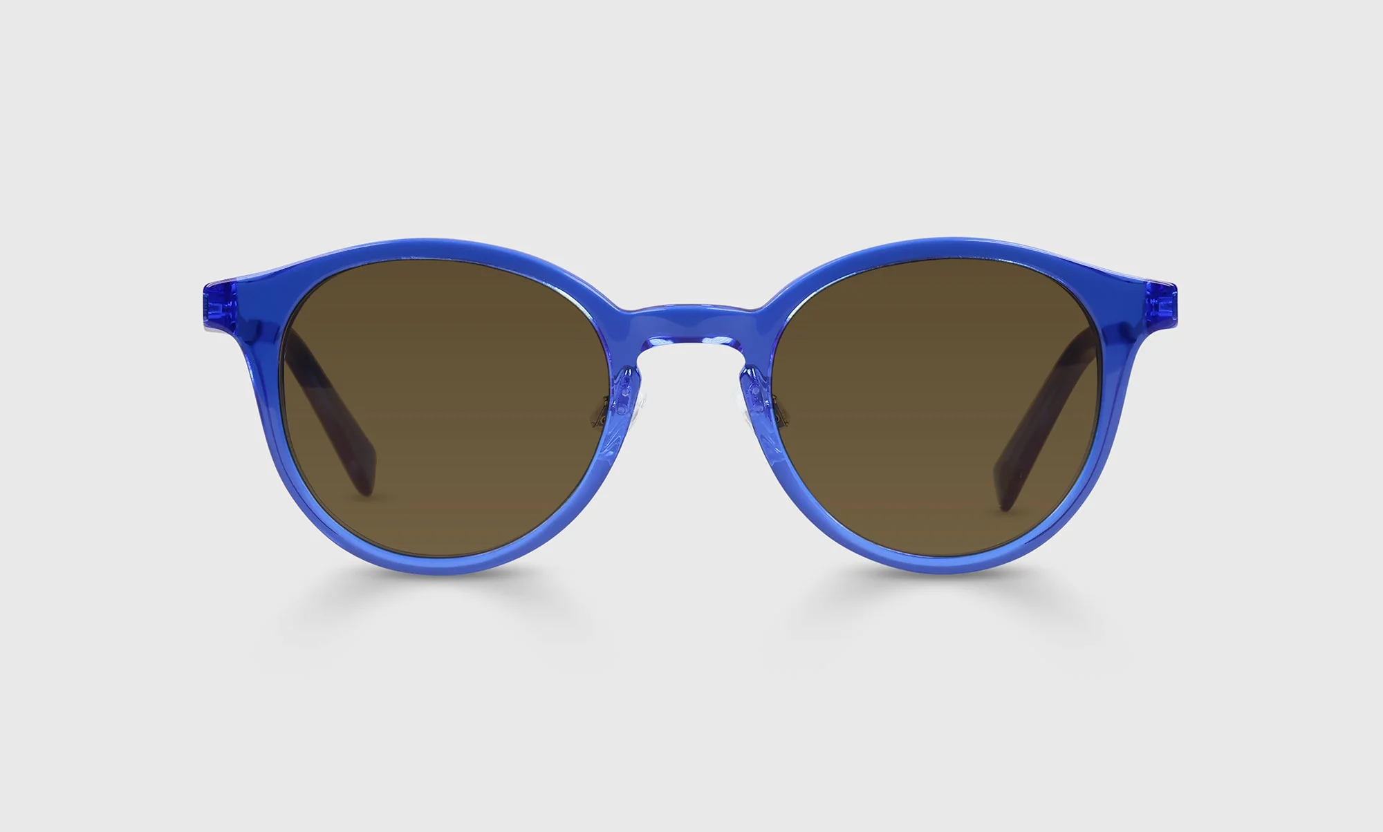 Golden Age Color 10 - Colbalt Crystal Front and Silver Temples