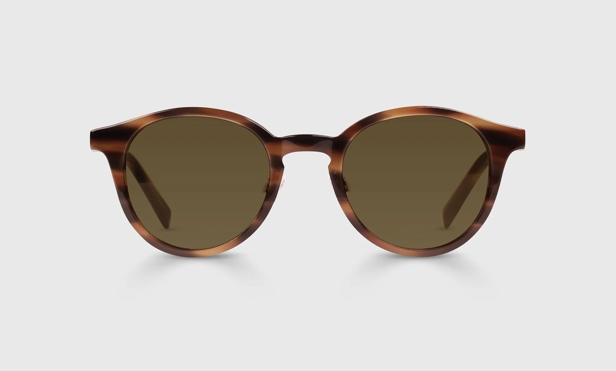 Golden Age Color 19 - Brown Multi-Stripe Front and Gold Temples
