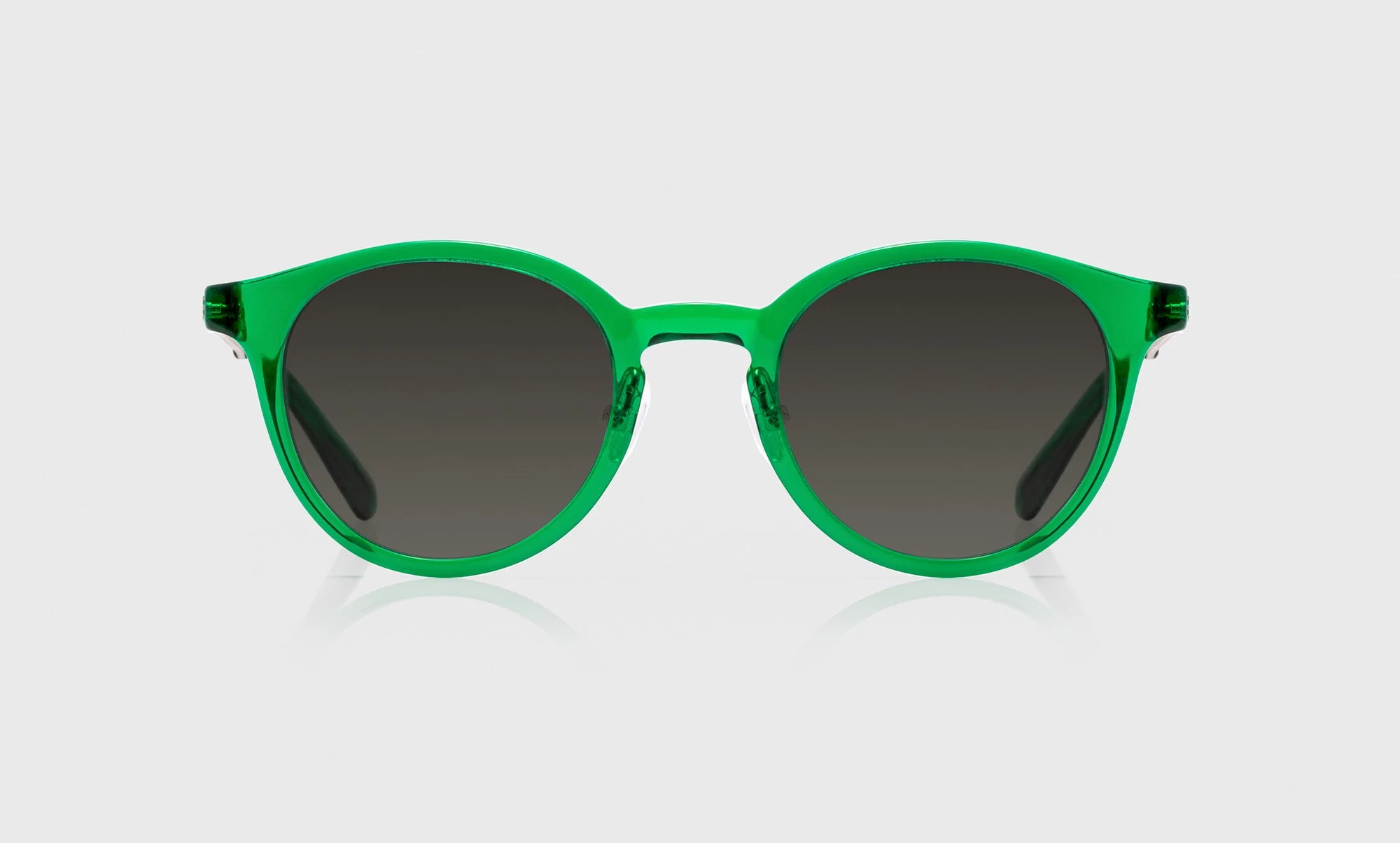 Golden Age Color 17 - Green Apple Crystal Front with Silver Temples