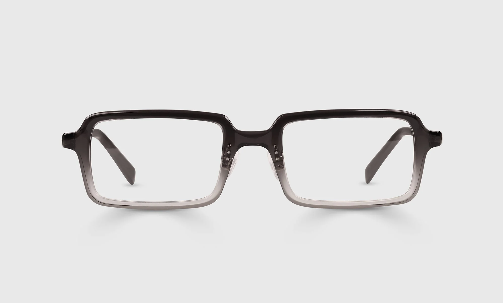 Mogul Color 88 - Black to Grey Fade Front and Silver Temples