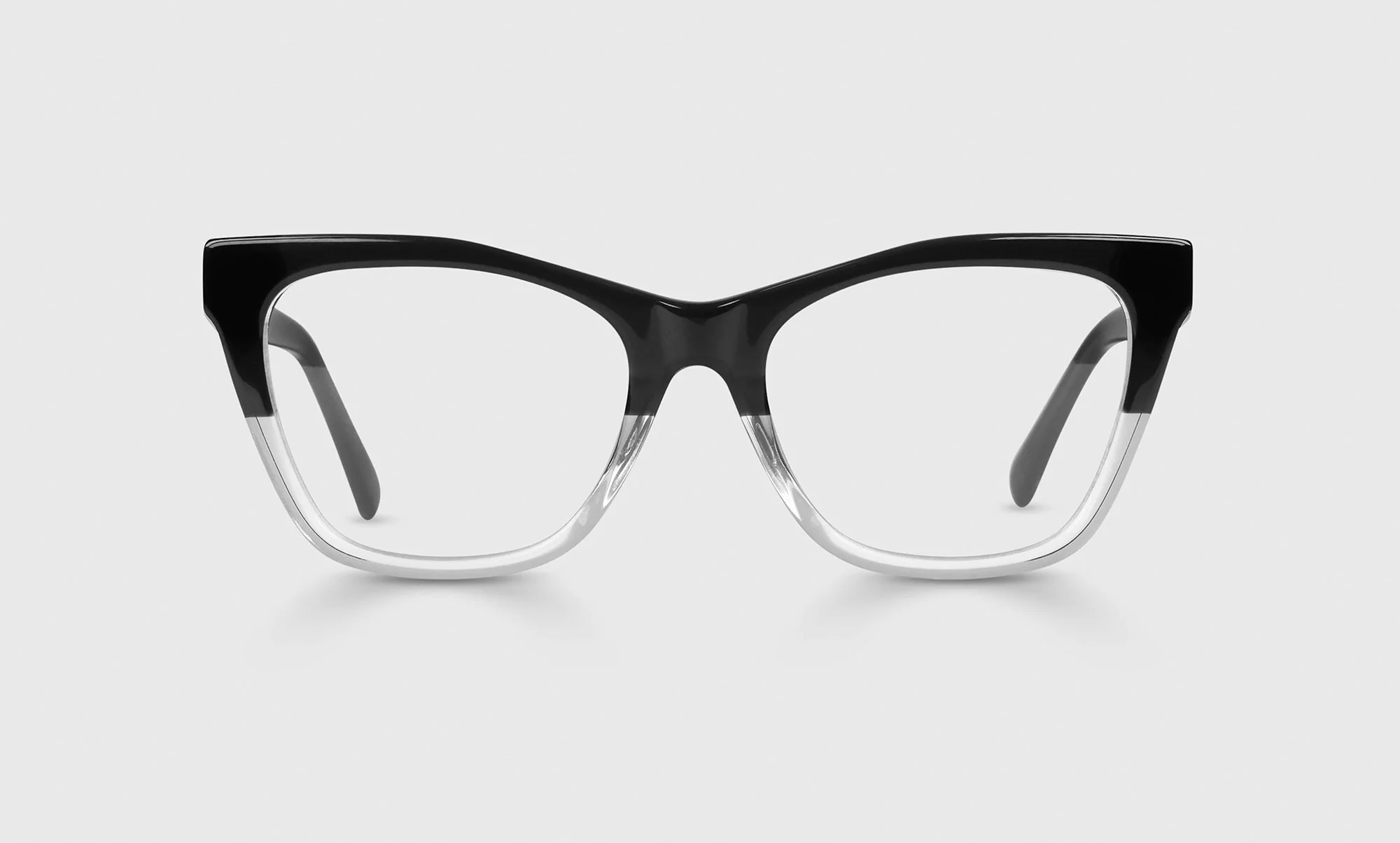 Kitten Around Color 00 - Black to Crystal Fade Front and Black Temples