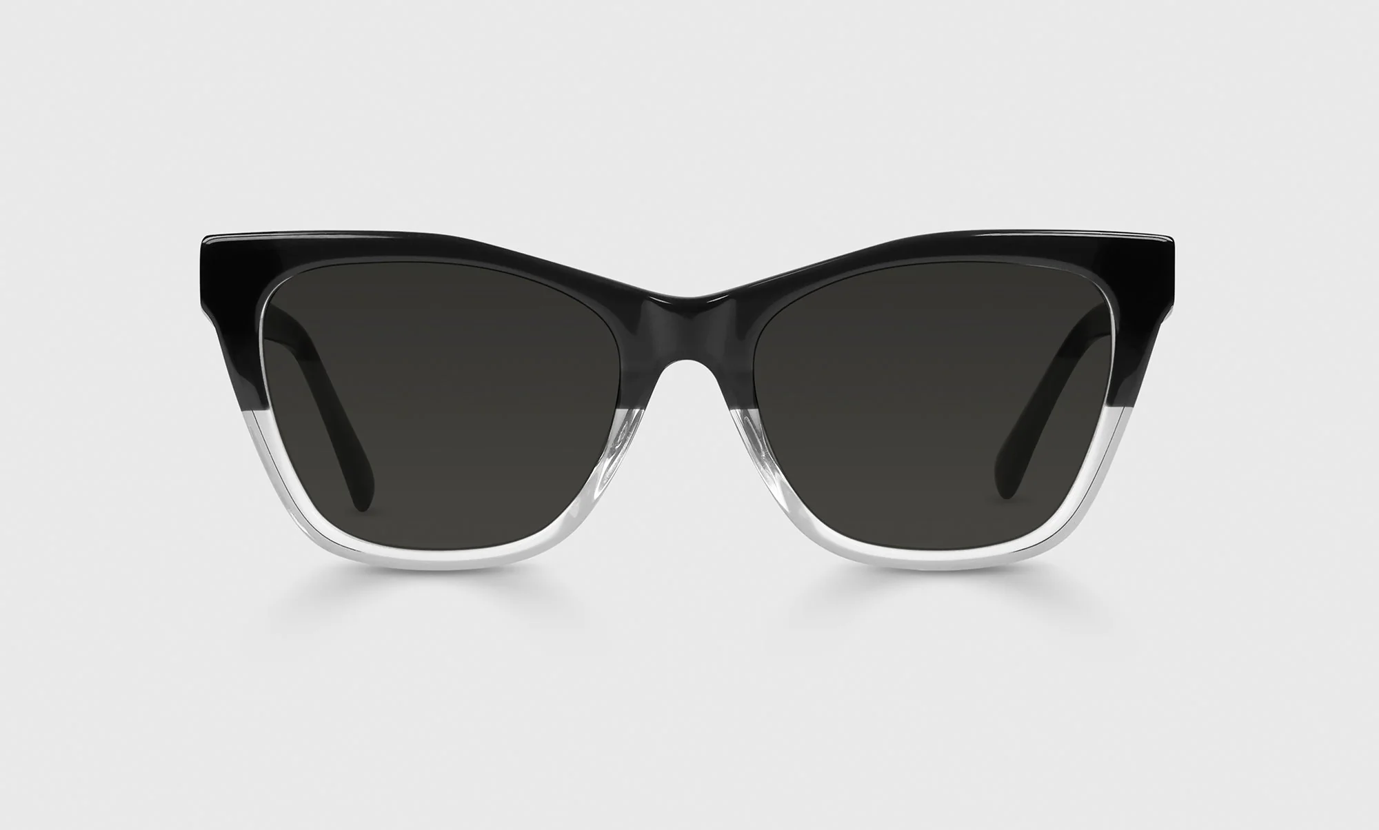 Kitten Around Color 00 - Black to Crystal Fade Front and Black Temples