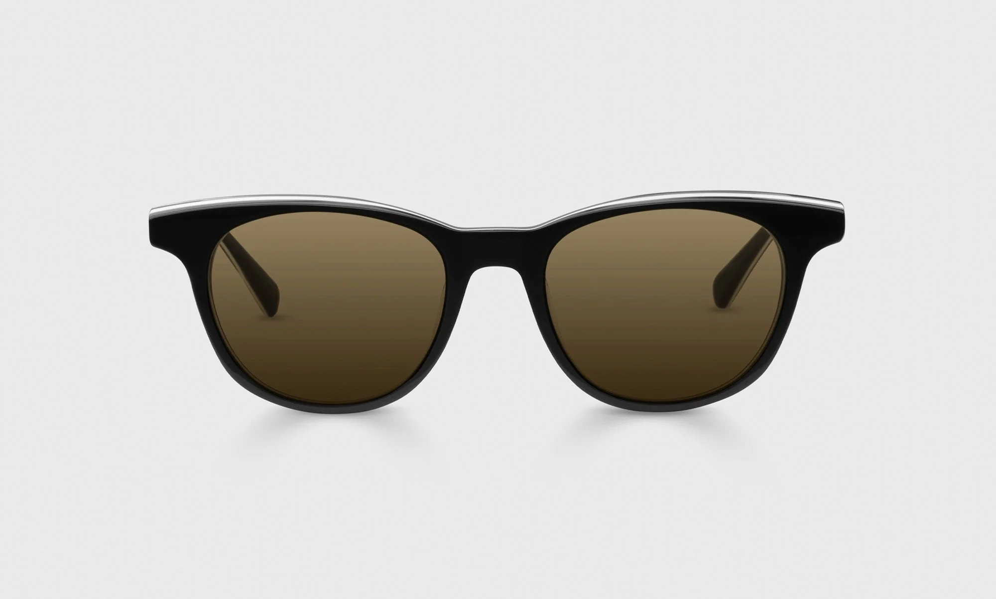 Class Act Color 00 - Black with White Highlights Front and Temples