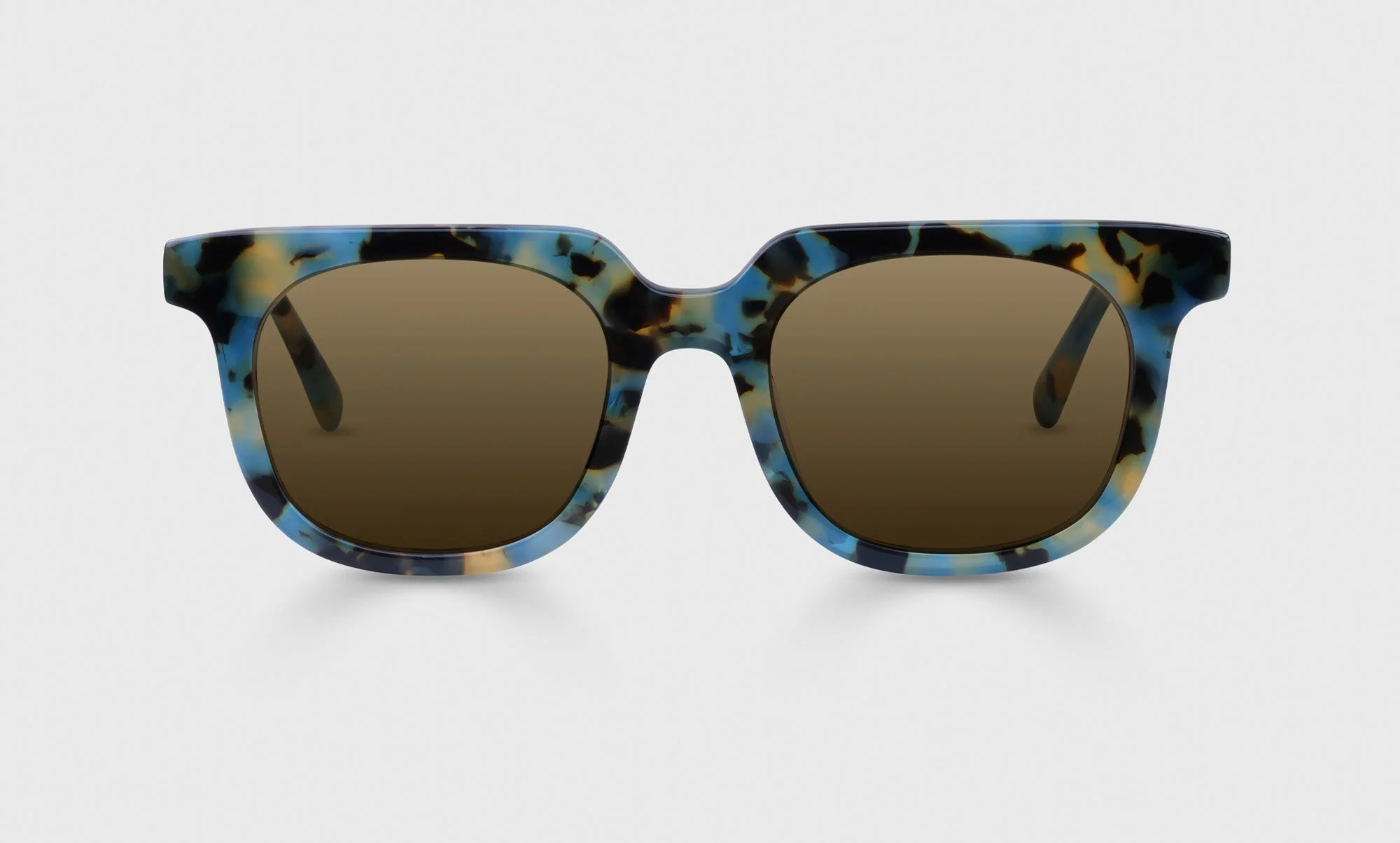 Overachiever Color 13 - Sky Blue and Green Grass Tortoise Front and Temples
