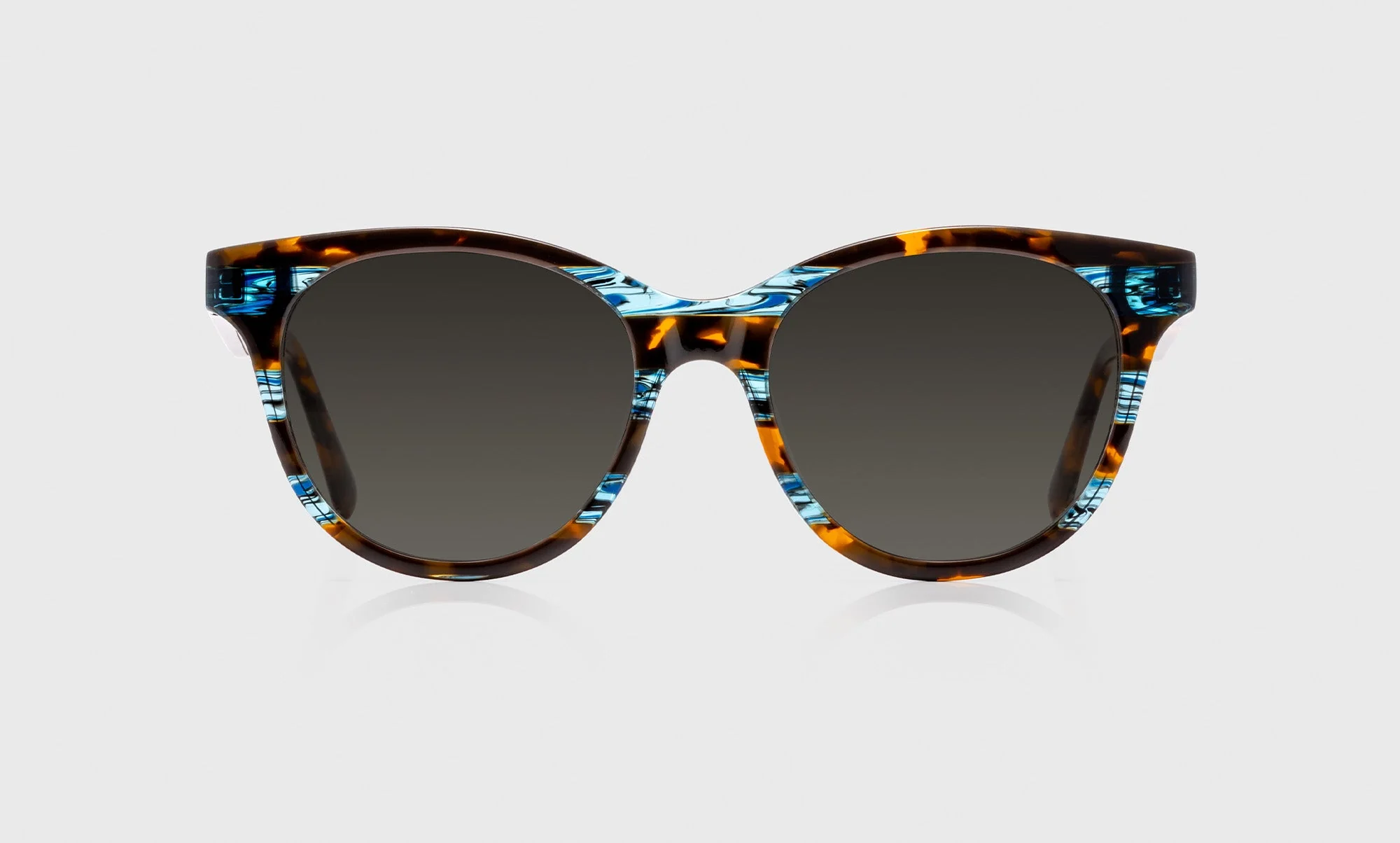 Dollface Color 10 - Denim Blue Crystal Front and Temples