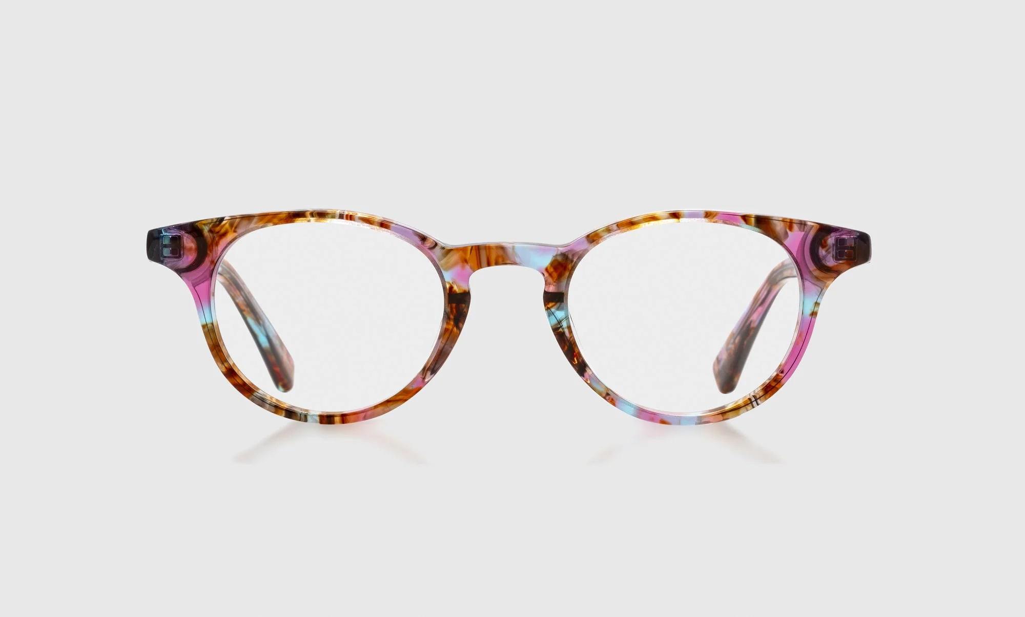 Miss Conduct Color 18 - Rainbow Marble Crystal Front and Temples