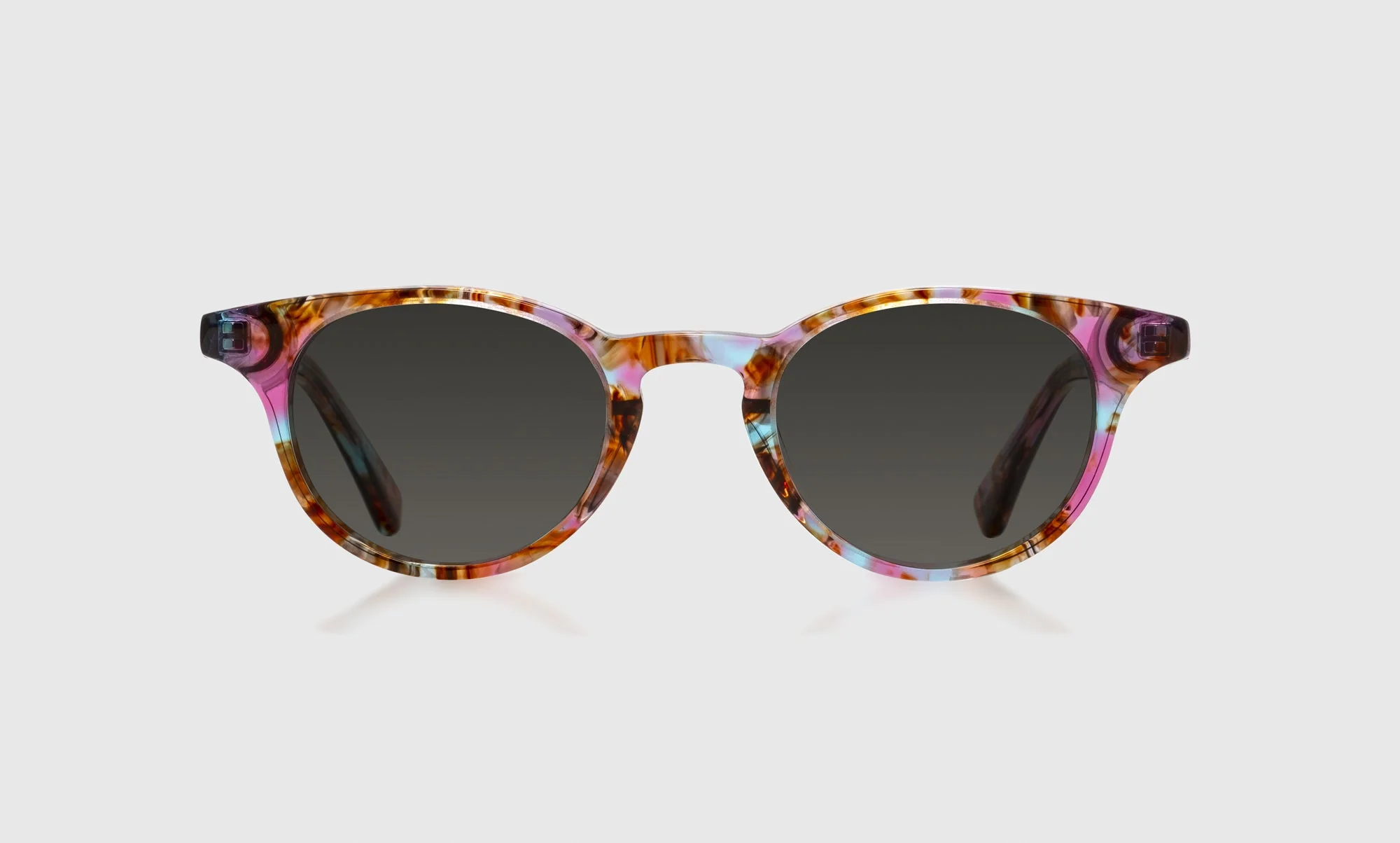 Miss Conduct Color 18 - Rainbow Marble Crystal Front and Temples