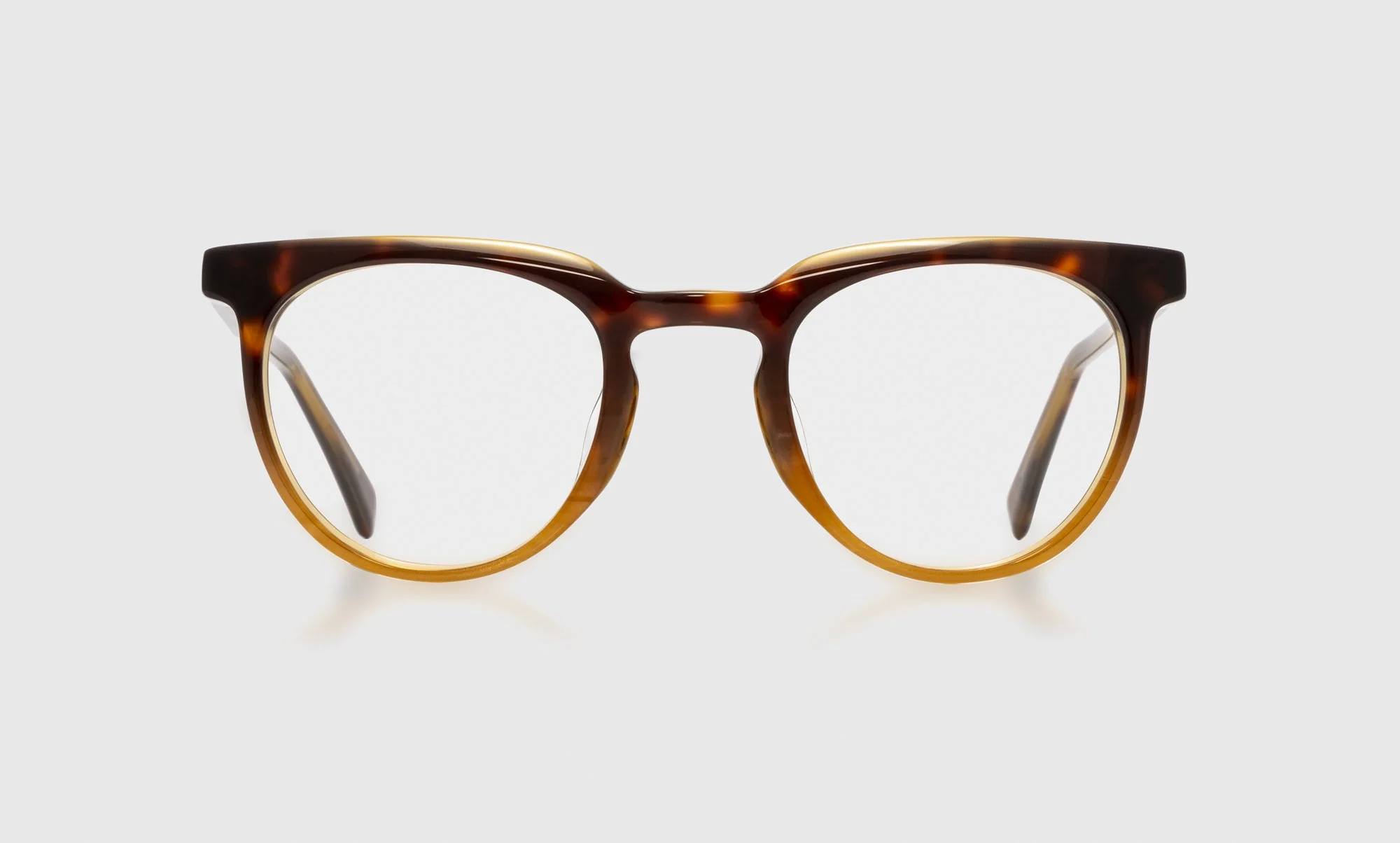 Roundabout Color 19 - Tortoise to Amber Crystal Fade Front and Temples